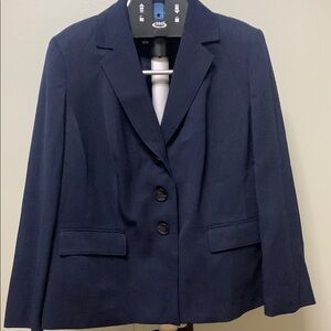 Le Suit Classic Navy Women's Blazer